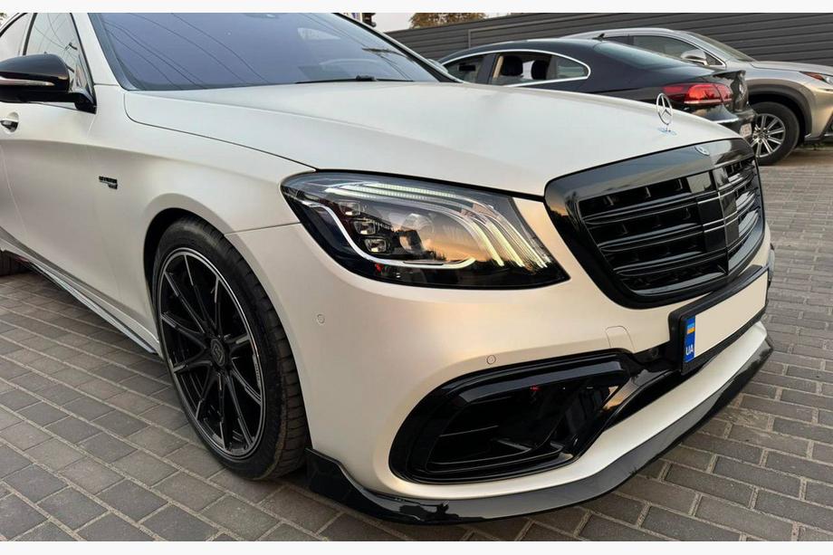 Mercedes S-class W222 2013-2022 Front lip BRB (2018+) Photo 1