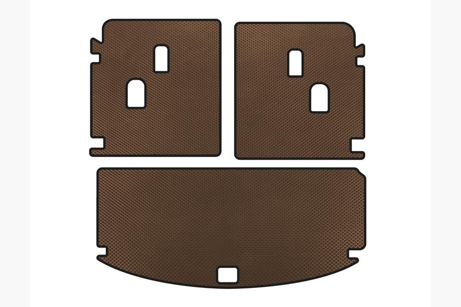 Acura MDX 2013-2020 EVA Trunk Mat V-2 (Brown) Image