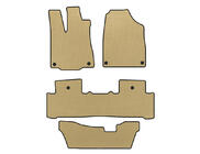 Acura MDX 2013-2020 EVA Floor Mats (3 Rows, Beige) photo 1