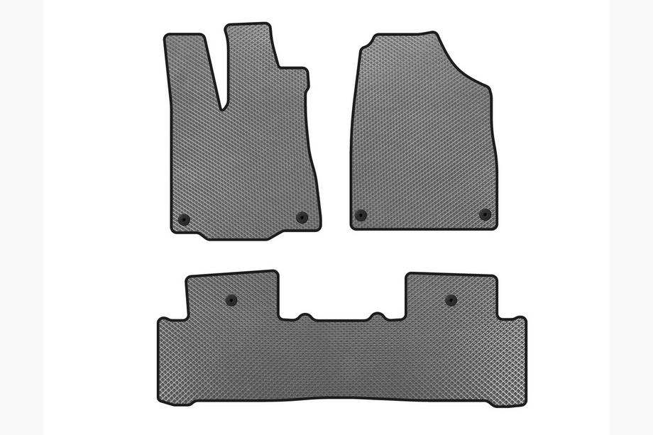 Acura MDX 2013-2020 EVA Floor Mats (2 Rows, Gray) Image