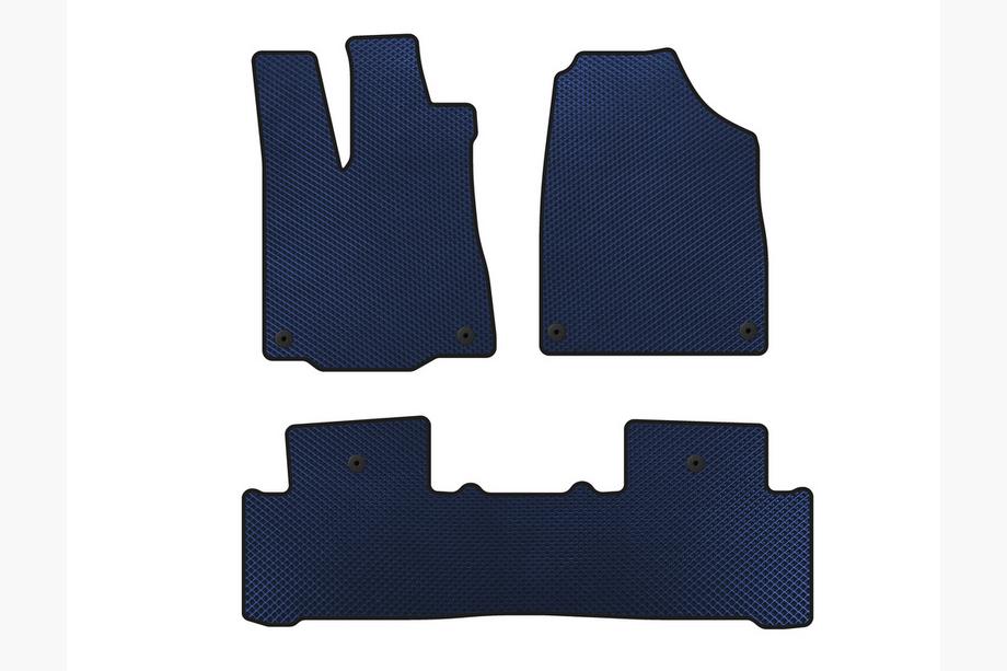 Acura MDX 2013-2020 EVA Floor Mats (2 Rows, Blue) Image