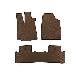 EVA Floor Mats (2 Rows, Brown) Acura MDX 2013-2020
