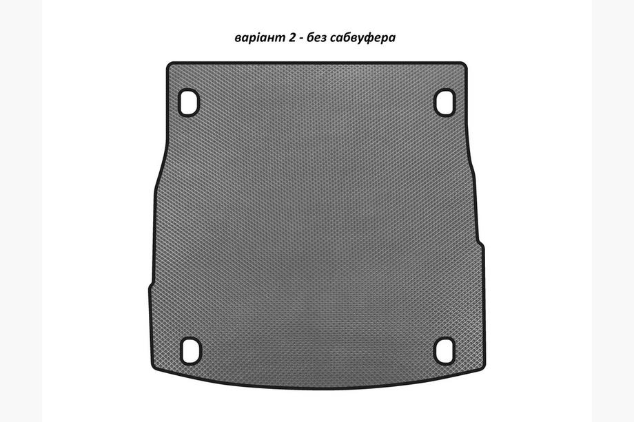 Alfa Romeo Stelvio 2016- EVA Trunk Mat V-2 (without subwoofer, Gray) Image