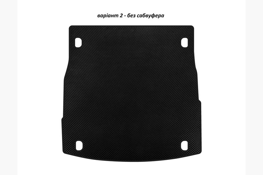 Alfa Romeo Stelvio 2016- EVA Trunk Mat V-2 (without subwoofer, Black) Image