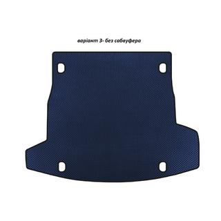 EVA Trunk Mat V-3 (without subwoofer, Blue) Alfa Romeo Stelvio 2016-
