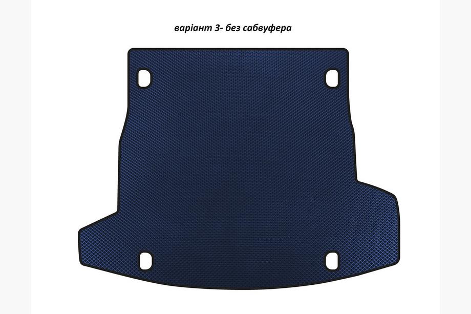 Alfa Romeo Stelvio 2016- EVA Trunk Mat V-3 (without subwoofer, Blue) Image