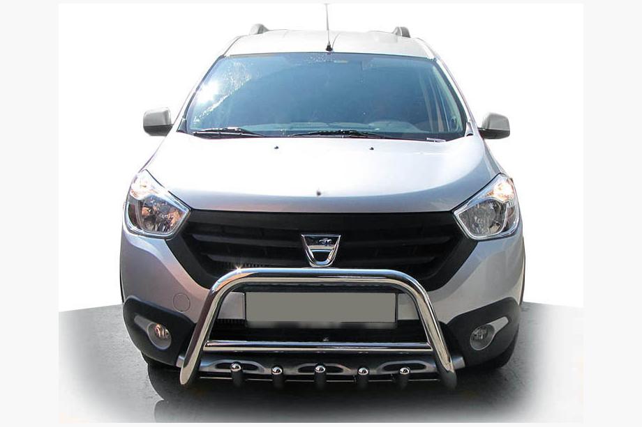 Dacia Dokker 2013-2022 Bull Bar WT003 (Stainless Steel) Image