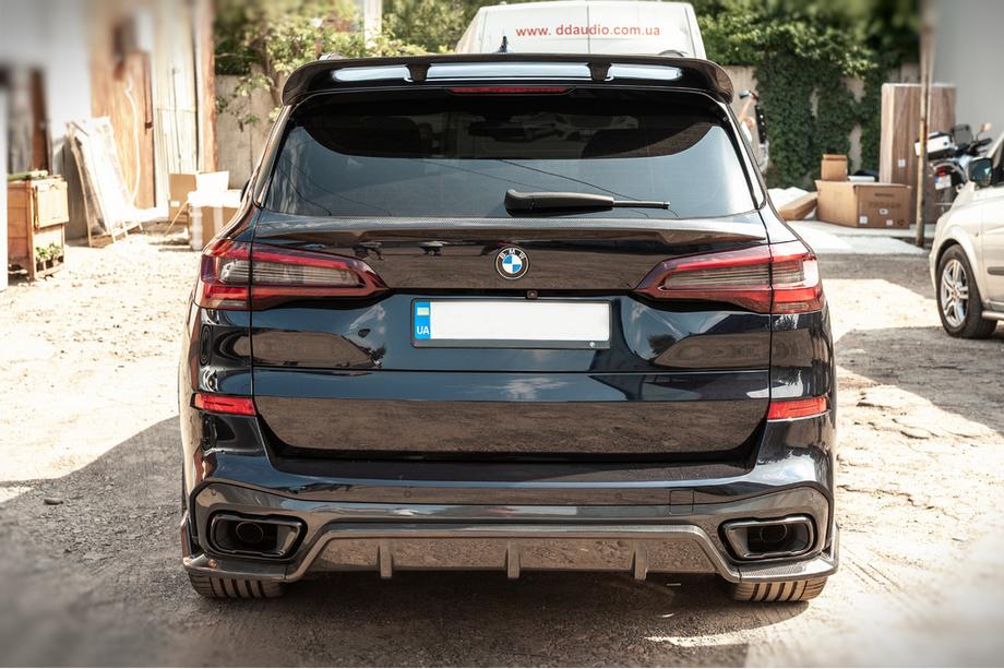 BMW X5 G05 2019–2026 Front Lip Spoiler V1 (Real Carbon) Photo 2