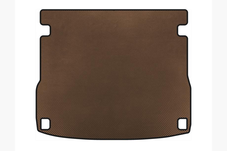 Audi Q5 2008-2017 EVA Trunk Mat V-2 (Brown) Image