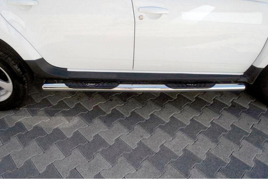 Renault Duster 2008–2017 Side tubes with inserts (2 pcs, stainless steel) Photo 6