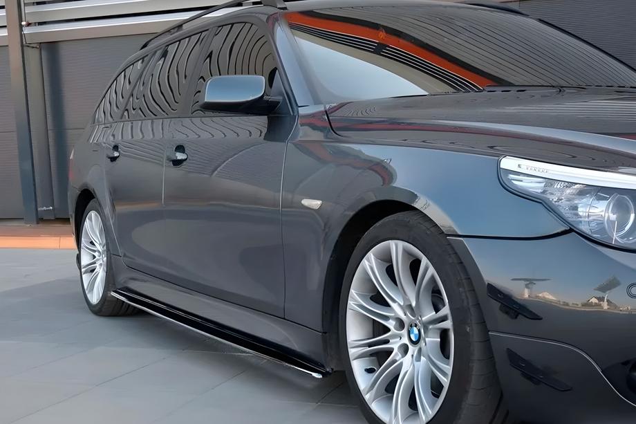 BMW 5 Series E60/E61 2003-2010 Side Skirts DPT (Gloss Black) Image