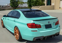 BMW 5 Series F10/F11 2010–2016 M4-Style V2 Rear Spoiler (for F10, Gloss Black) photo 1