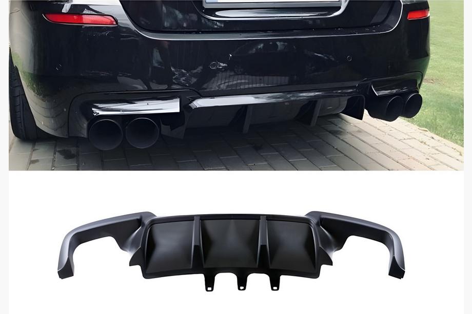 BMW 5 Series F10/F11 2010–2016 Rear Diffuser DPT V-3 (for M-Performance) Image
