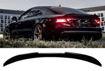 Audi A7 2010-2018 DPT V2 Rear Spoiler (Sedan, Gloss Black) photo 1