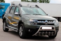 Dacia Duster 2008-2018 Side tubes with inserts (2 pcs, stainless steel) photo 3