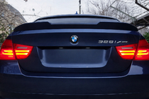 BMW 3 Series E90/E91 2005-2011 PSM-Style Spoiler (for E90, Gloss Black) photo 2