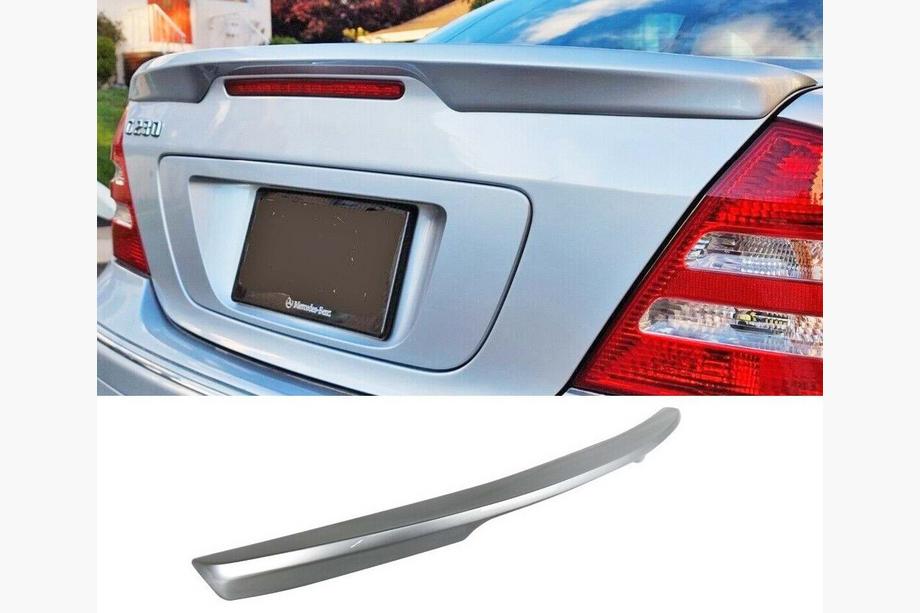 Mercedes C-class W203 2000-2007 DPT Spoiler (SD, Gloss Black) Photo 1