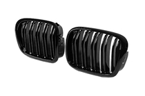 BMW 5 Series E39 1996-2003 M-Look Kidney Grilles (2000-2003, Gloss Black) photo 3