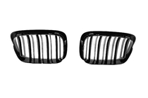 BMW 5 Series E39 1996-2003 M-Look Kidney Grilles (2000-2003, Gloss Black) photo 5