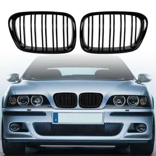 M-Look Kidney Grilles (2000-2003, Gloss Black) BMW 5 Series E39 1996-2003 photo 1