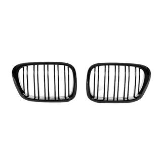 M-Look Kidney Grilles (2000-2003, Gloss Black) BMW 5 Series E39 1996-2003 photo 2