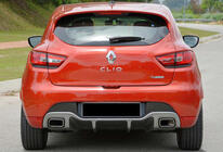 Renault Clio IV 2012-2019 Rear Diffuser DPT (for RS, Primed for Painting) photo 1