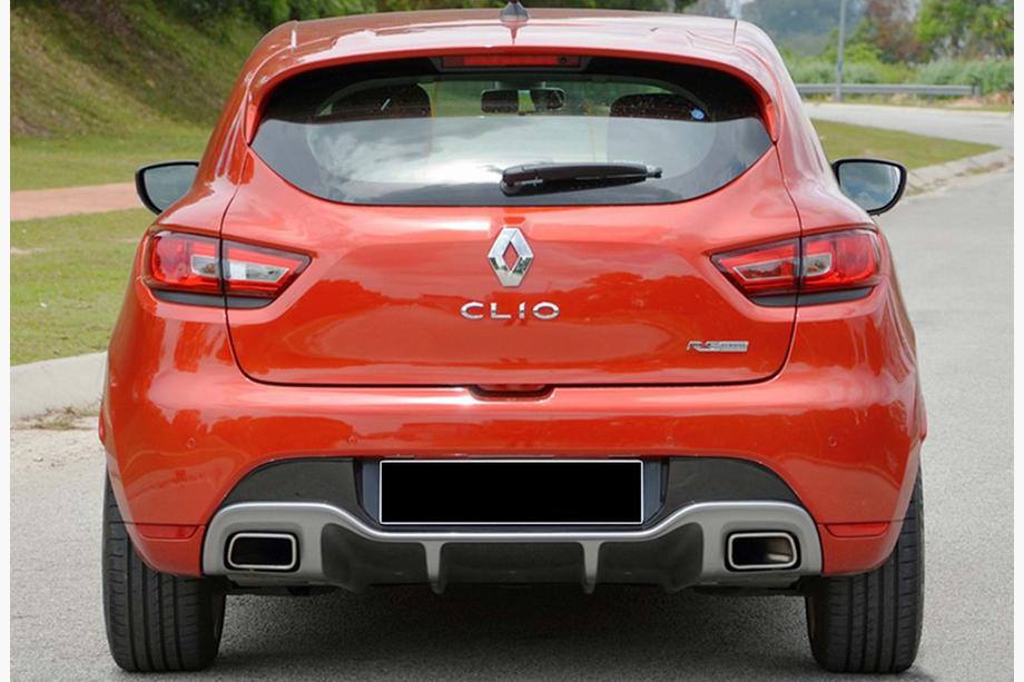 Renault Clio IV 2012-2019 Rear Diffuser DPT (for RS, Primed for Painting) Image