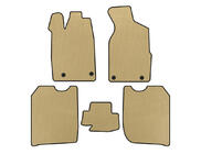 Audi 100 C3 1988-1991 EVA floor mats (1982-1988, Sedan, Beige) photo 1