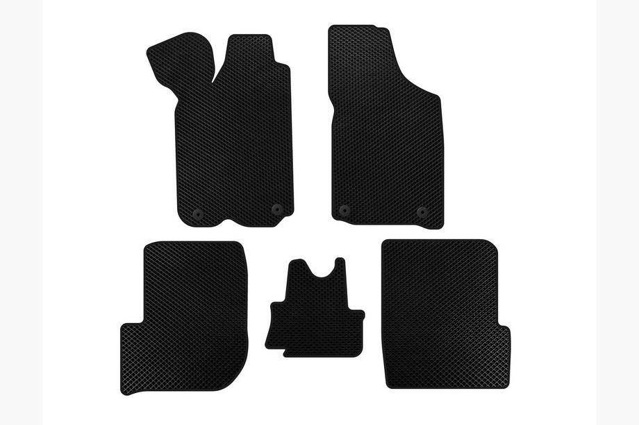 Audi 100 C3 1988-1991 EVA floor mats (1982-1991, Avant, Black) Image