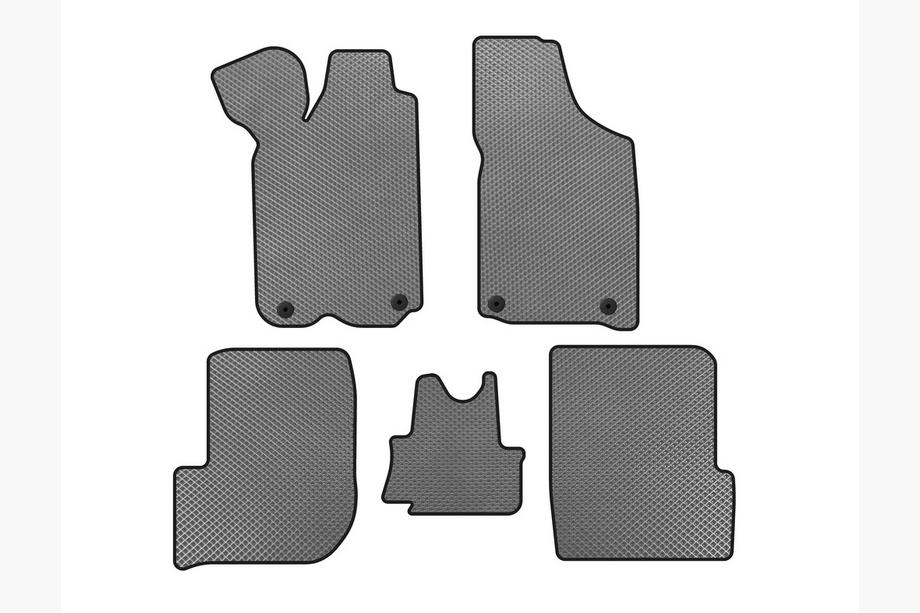 Audi 100 C3 1988-1991 EVA Floor Mats (1982-1991, Avant, Grey) Image