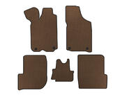 Audi 100 C3 1988-1991 EVA floor mats (1982-1991, Avant, Brown) photo 1