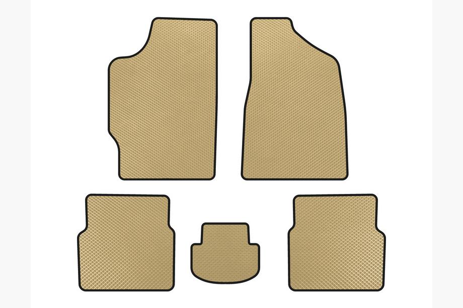 Audi 80 1978-1986 EVA Floor Mats (Sedan, Beige) Image