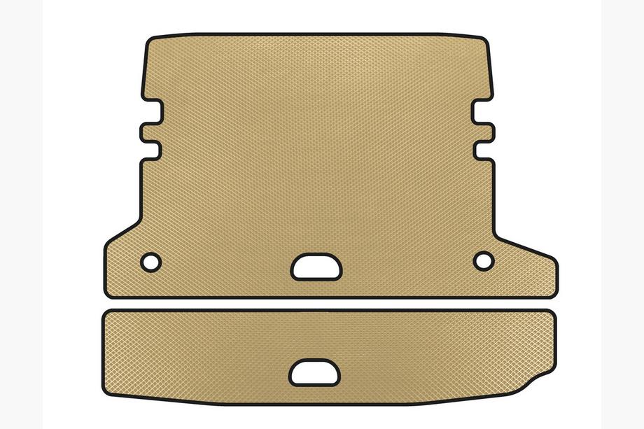 BMW 3 Series F30/F31 2012-2019 EVA Trunk Mat V-2 (for F-31, Beige) Image