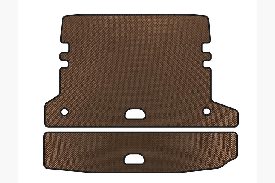 BMW 3 Series F30/F31 2012-2019 EVA Trunk Mat V-2 (for F-31, Brown) Image