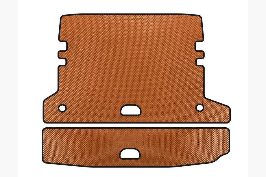 BMW 3 Series F30/F31 2012-2019 EVA Trunk Mat V-2 (for F-31, Orange) Image
