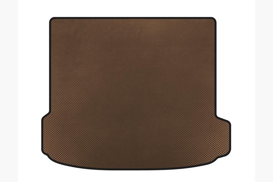 BMW X6 E71 2008–2014 EVA Trunk Mat V-2 (Brown) Image
