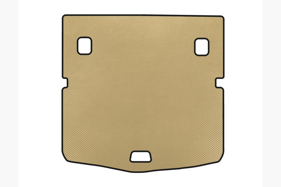 BMW 2 Series Active Tourer F45/F46 2014-2021 EVA Trunk Mat V-2 (For F46, 7-Seater, Beige) Image