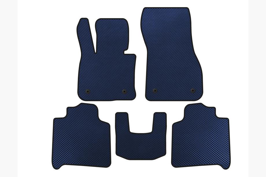 BMW 2 Series Active Tourer F45/F46 2014-2021 EVA Floor Mats (For F46, 2 Rows, Blue) Image