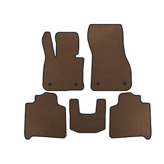 EVA Floor Mats (For F46, 2 Rows, Brown) BMW 2 Series Active Tourer F45/F46 2014-2021
