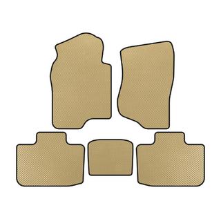 EVA Floor Mats (2 Rows, Beige) Cadillac Escalade 2007-2014
