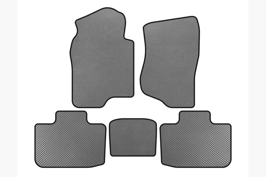 Cadillac Escalade 2007-2014 EVA Floor Mats (2 Rows, Gray) Image