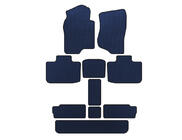 Cadillac Escalade 2007-2014 EVA Floor Mats (3 Rows, Blue) photo 1