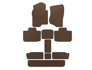 Cadillac Escalade 2007-2014 EVA Floor Mats (3 Rows, Brown) photo 1