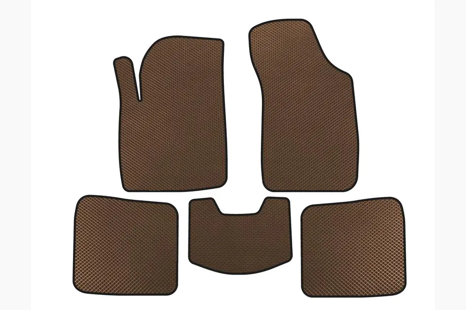 Chery E5 2011-2016 EVA Floor Mats (Brown) Image