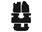 Jetour X70 2018- Textile Floor Mats Classic (3 Rows, Black) photo 1