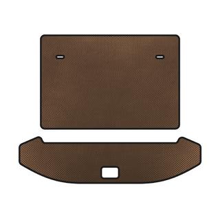 EVA Trunk Mat (3 Rows, Brown)