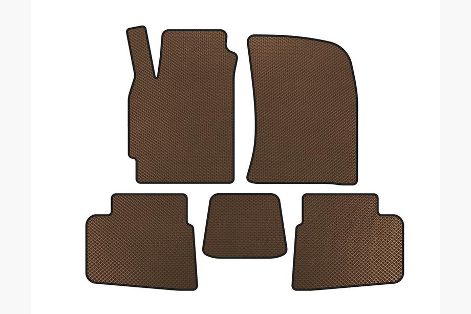 Chery Eastar 2003-2011 EVA Floor Mats (Brown) Image