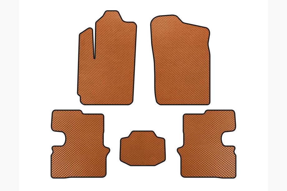 Chery M11 2008- EVA Floor Mats (Orange) Image