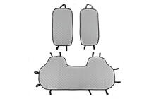 Rear seat covers (set, Grey with grey stitching) photo 1