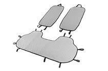 Rear seat covers (set, Grey with grey stitching) photo 2